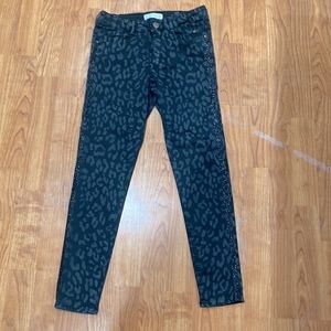 NWOT Zara Kids Collection black/gray sparkly size 12 girls jeans
